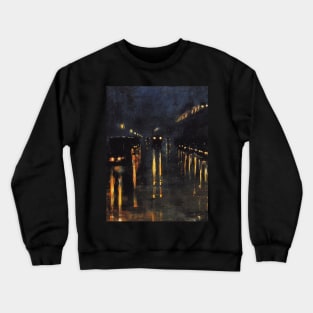 Hochbahnhof Bülowstraße by Lesser Ury (1922) Crewneck Sweatshirt